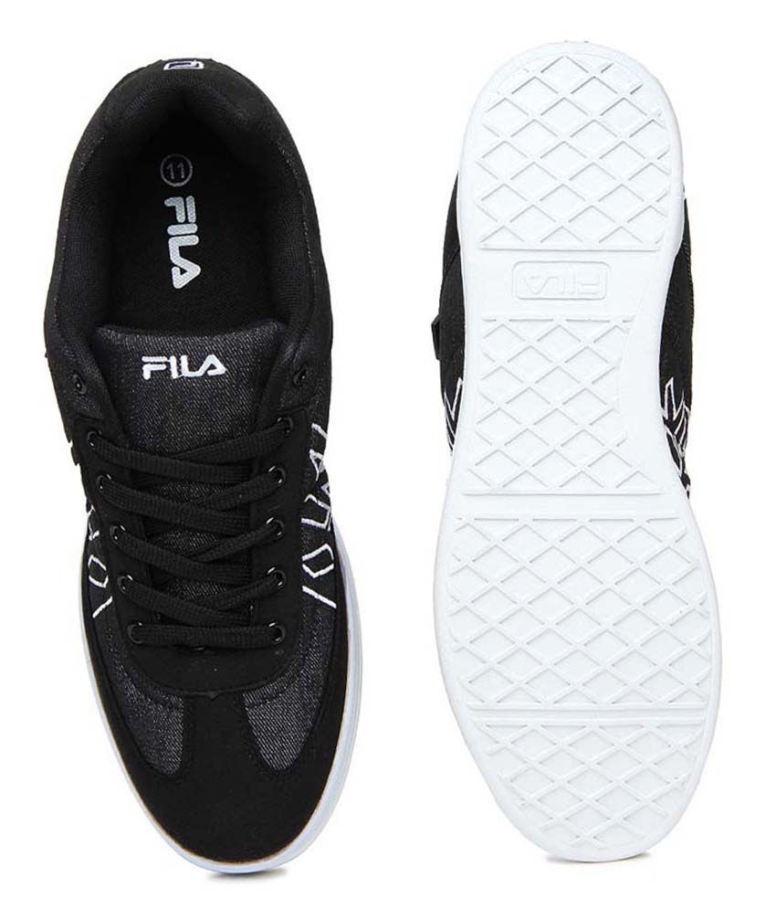 Fila Black Sneaker Shoes - Buy Fila Black Sneaker Shoes Online at Best ...