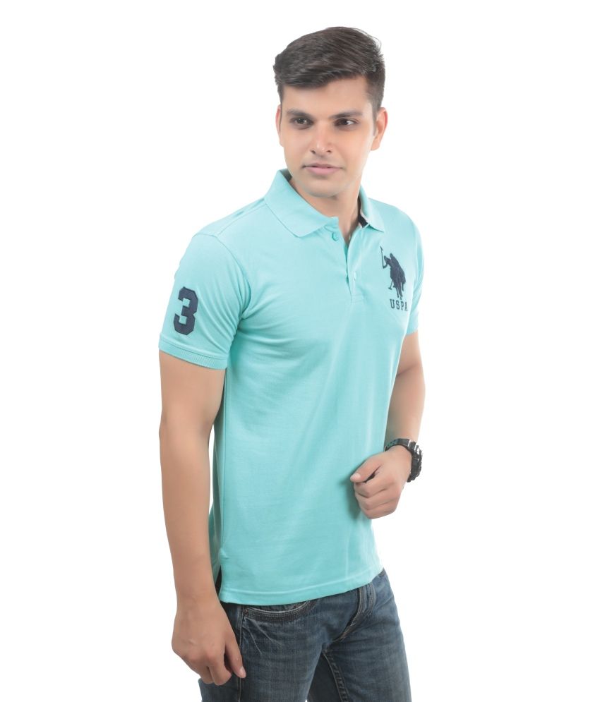 us polo sky blue t shirt