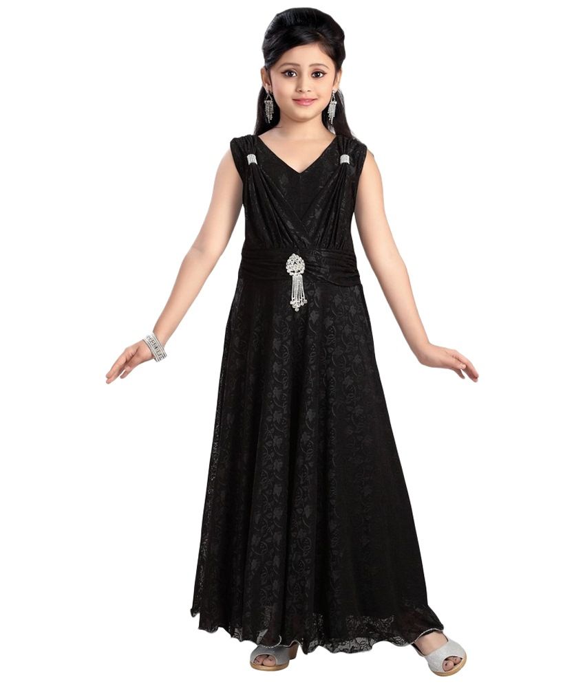 black gown for birthday party