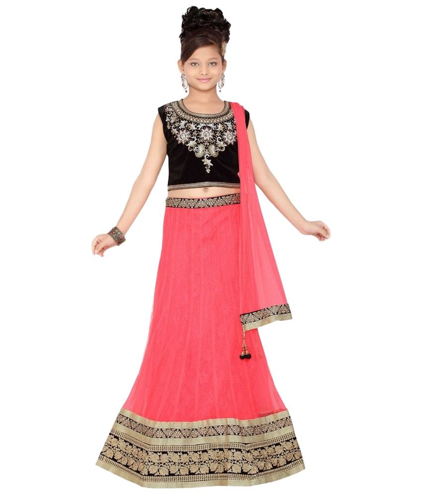pink lehenga snapdeal