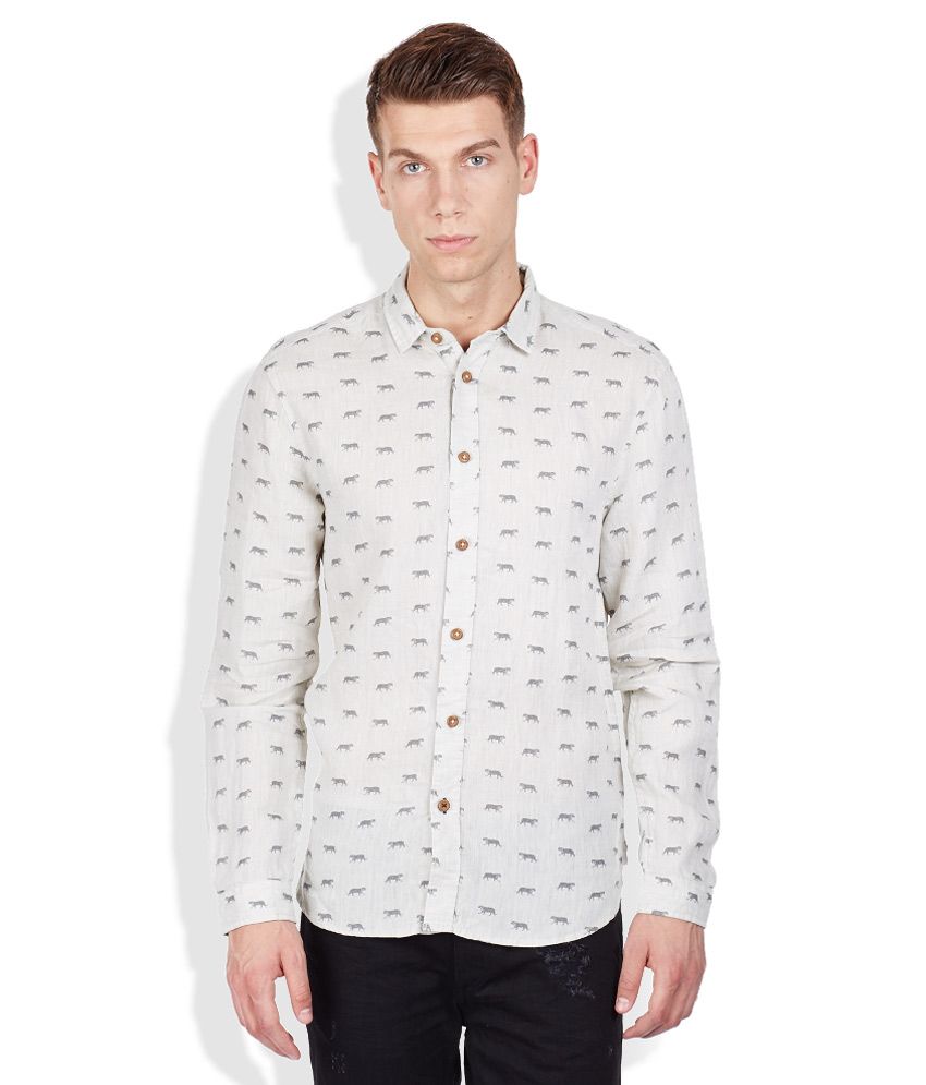 jack n jones white shirt