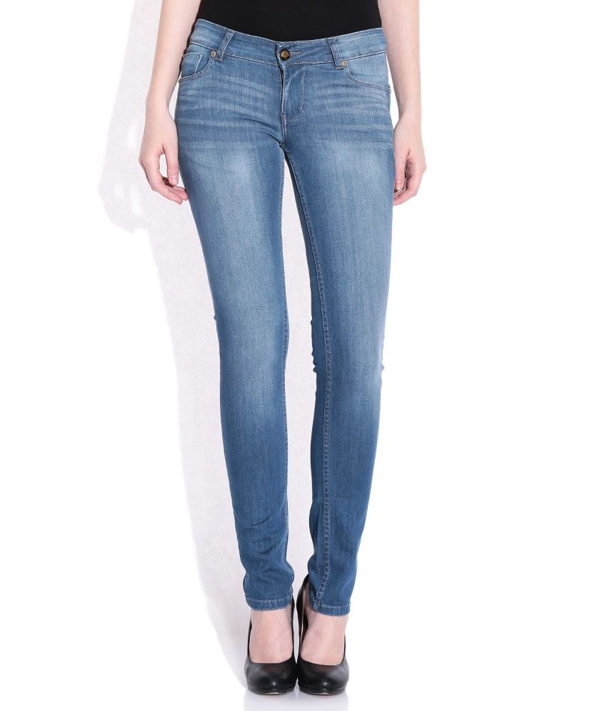 Buy Numero Uno Blue Cotton Jeans Online at Best Prices in India - Snapdeal