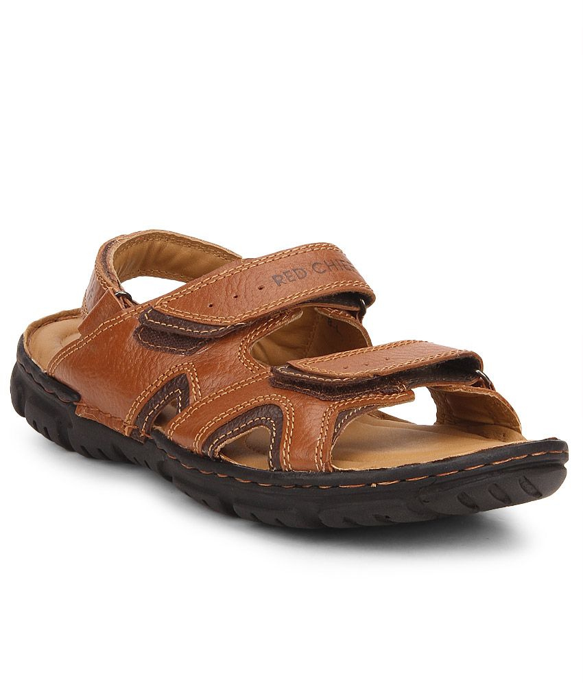 Red Chief Tan Sandals - Buy Red Chief Tan Sandals Online at Best Prices ...