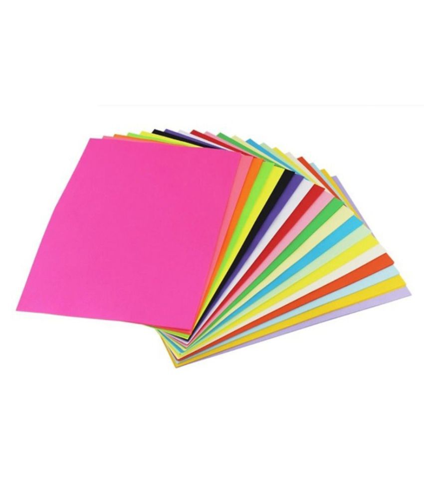 Ziggle A4 Color Paper for Photocopy Art & Craft printing 80 gsm 10