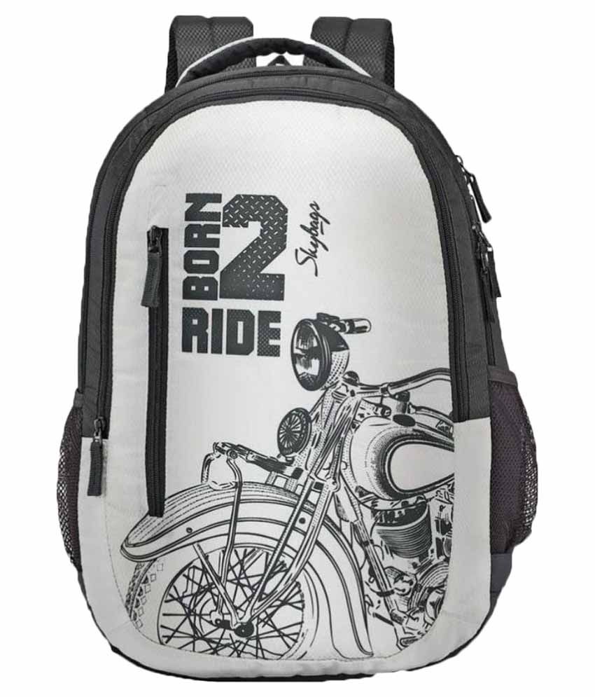 skybags black and white