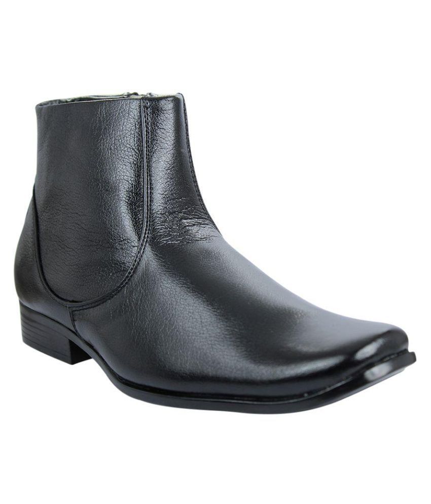 Faith Black Boots - Buy Faith Black Boots Online at Best Prices in ...