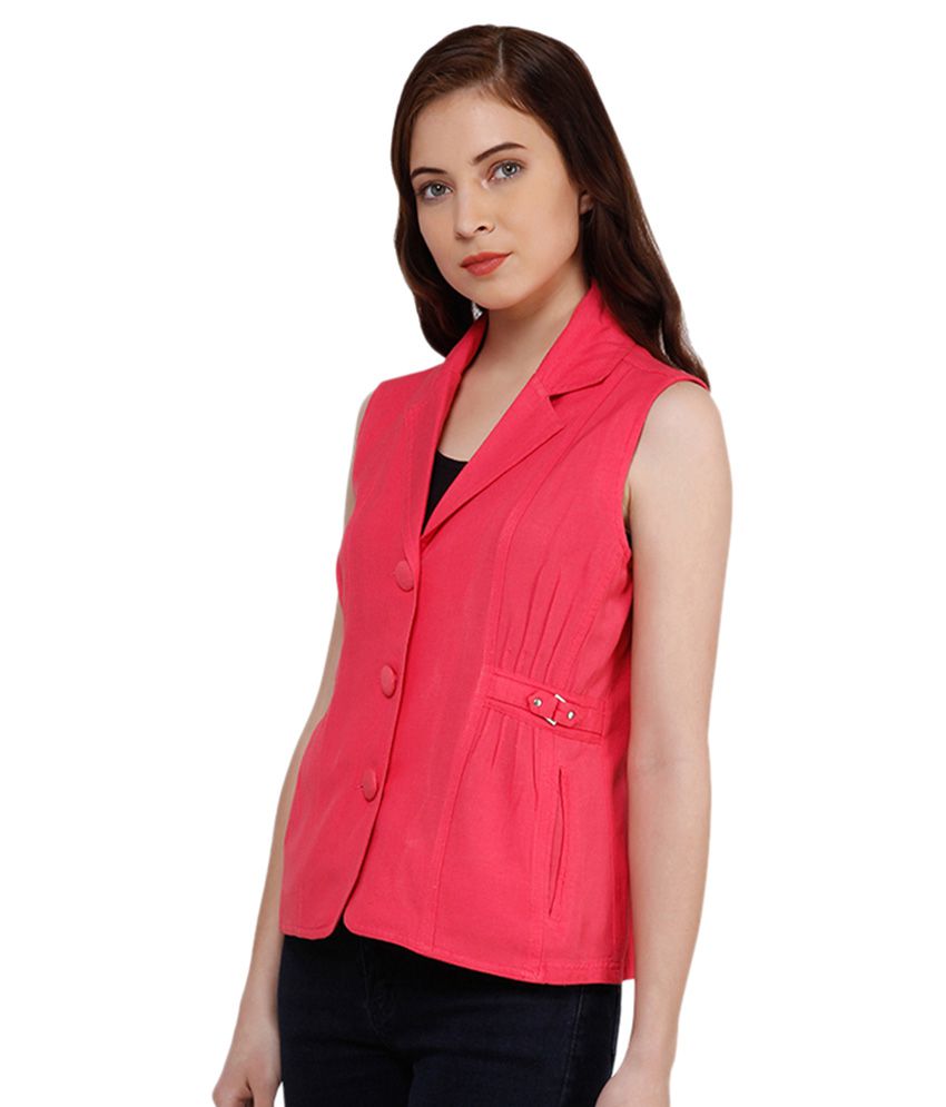 Buy Oxolloxo Pink Linen Blazers Online at Best Prices in India - Snapdeal