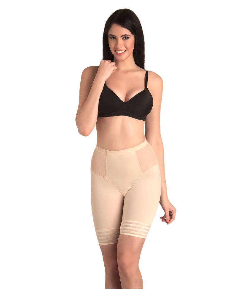    			Swee Jade Nude Color Low Waist and Short Thigh Shapewear