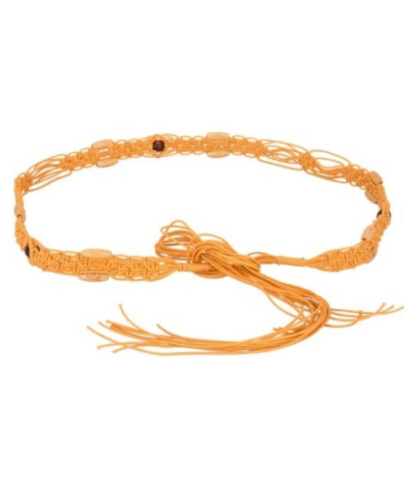 Jainsons Yellow Fabric Belt for Women: Buy Online at Low Price in India ...