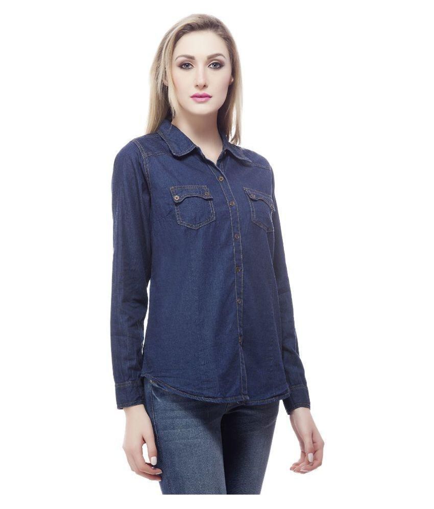Buy Subu Blue Denim Shirts Online at Best Prices in India - Snapdeal