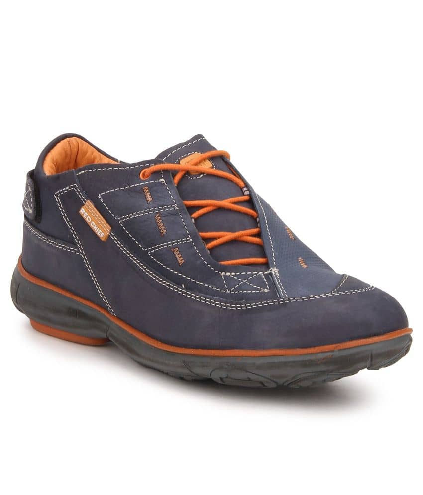 red chief navy blue shoes