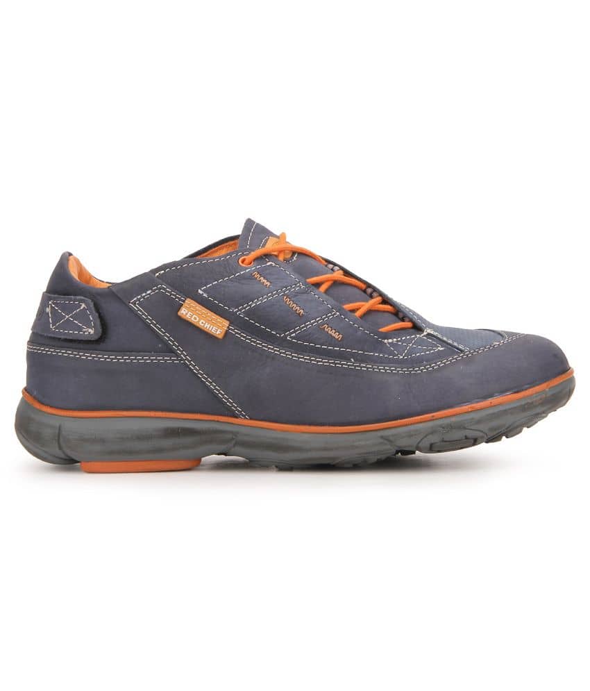 red chief navy blue shoes