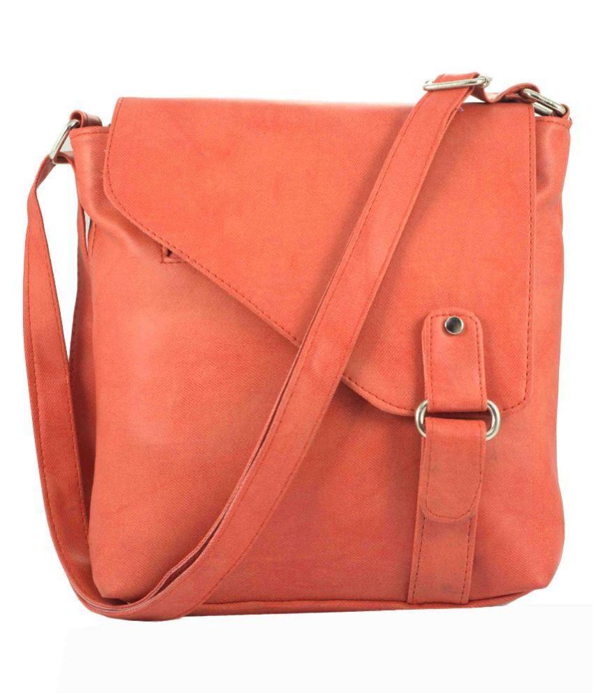 orange colour purse