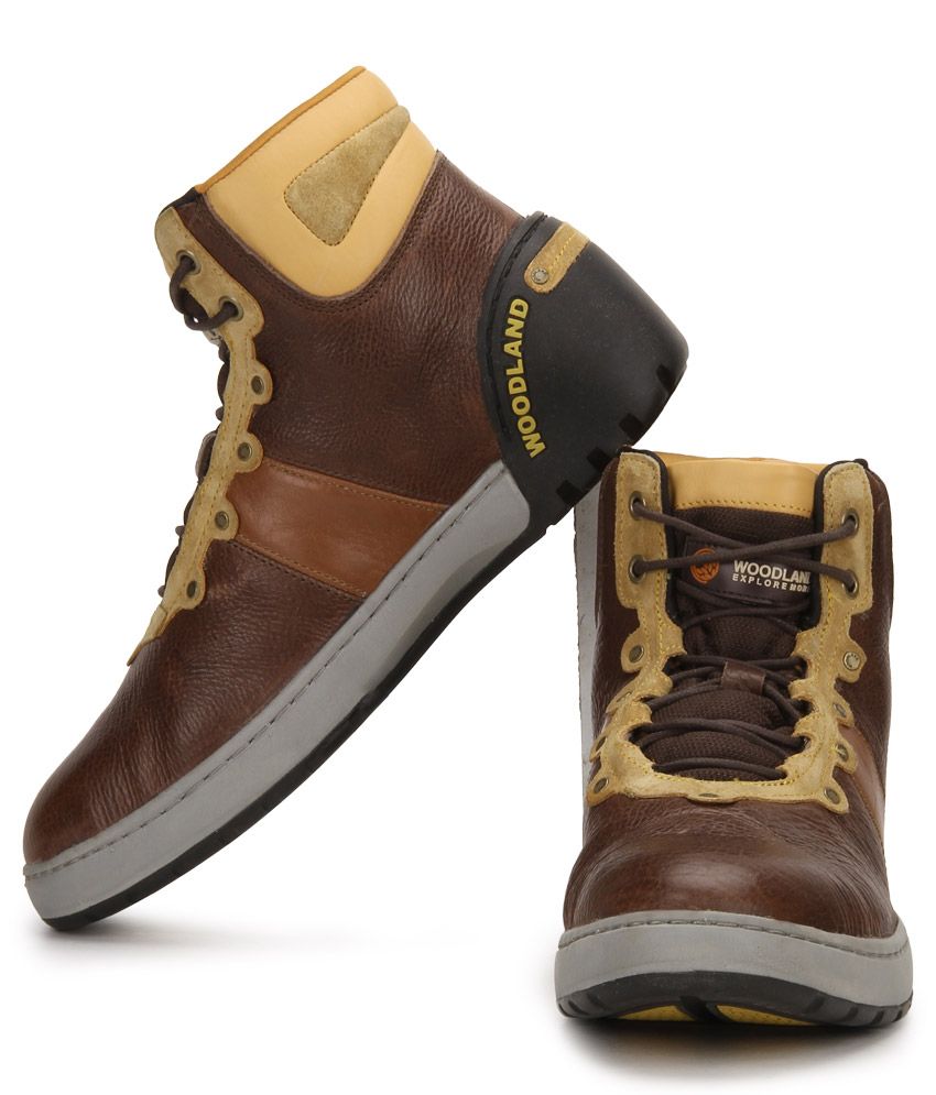 brown woodland boots