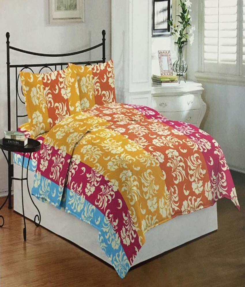 Bombay Dyeing Double Poly Cotton Multi-Colour Printed - Buy Bombay ...