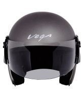 Vega Auto Cruiser Dull Anthracite - Open Face Helmet Grey M