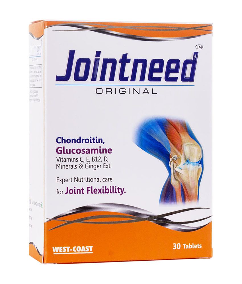 West Coast Jointneed Original (Glucosamine, Chondroitin & Vit D3) 30 Tablets