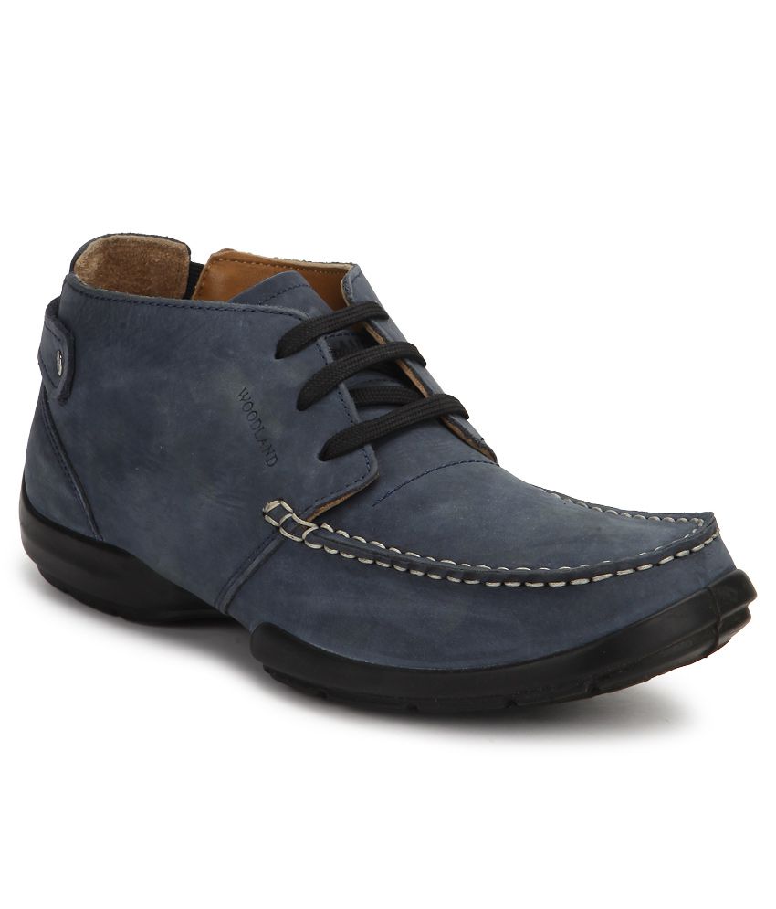 Woodland Navy Outdoor Casual Shoes - Buy Woodland Navy Outdoor Casual ...