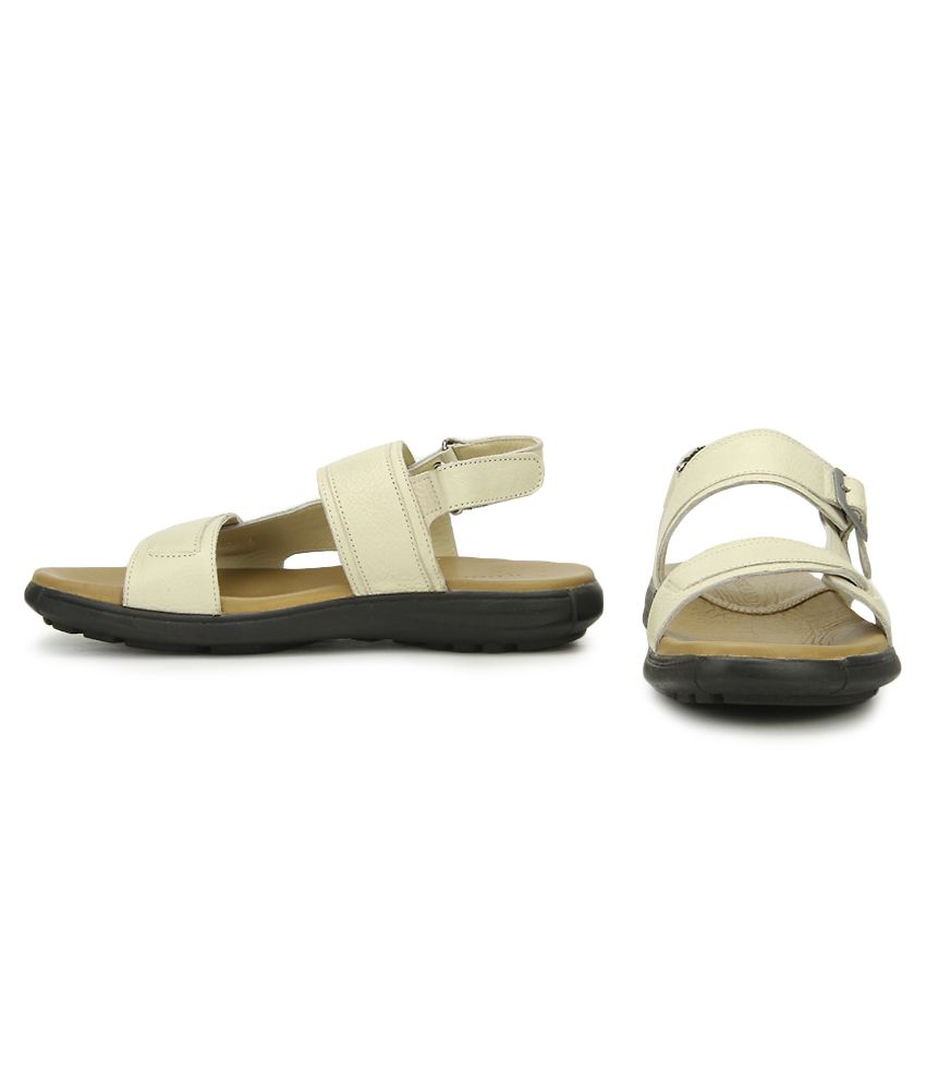 Woodland White Sandals Price in India 