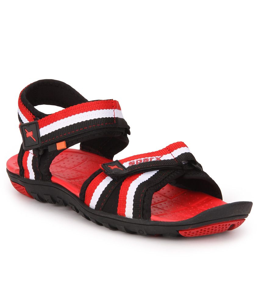 Sparx Red Floater Sandals - Buy Sparx Red Floater Sandals Online at ...
