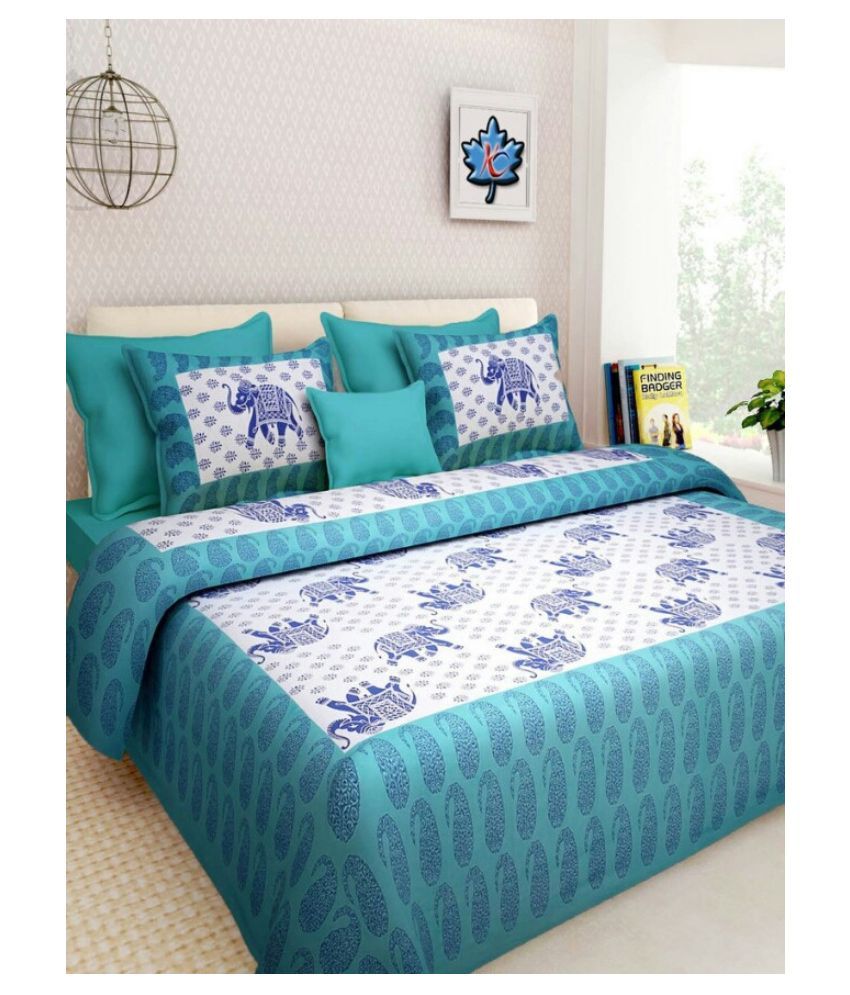 bed sheet double cotton