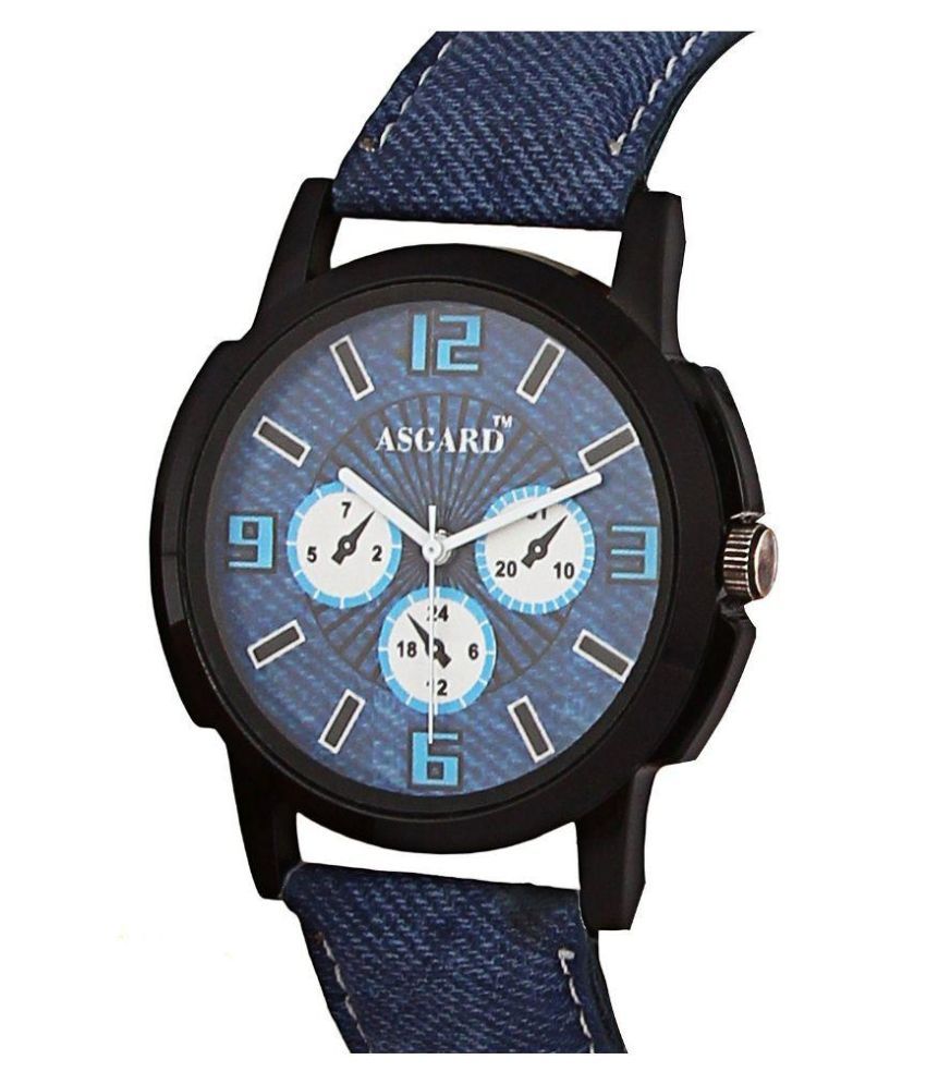 Asgard Blue Analog Watch - Buy Asgard Blue Analog Watch Online at Best