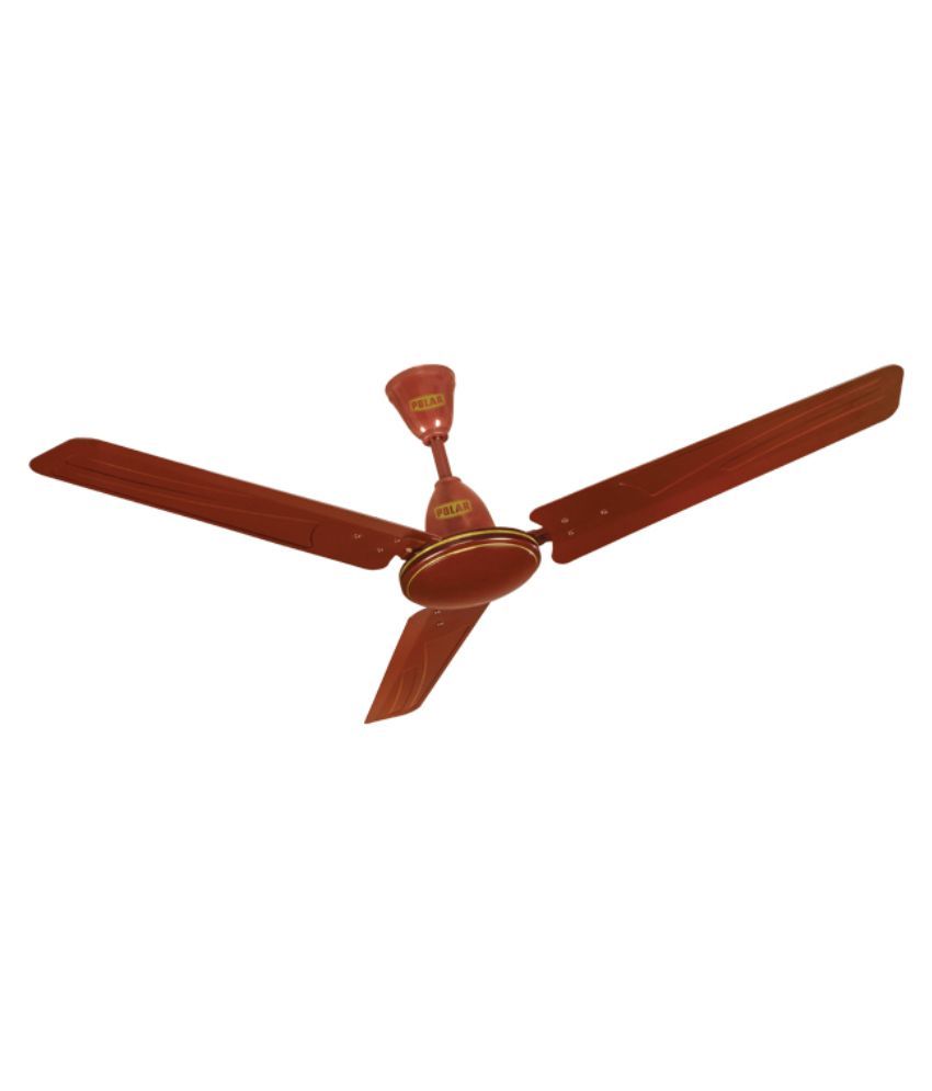 Polar 1200 Zodiac Ceiling Fan Brown Price In India Buy Polar