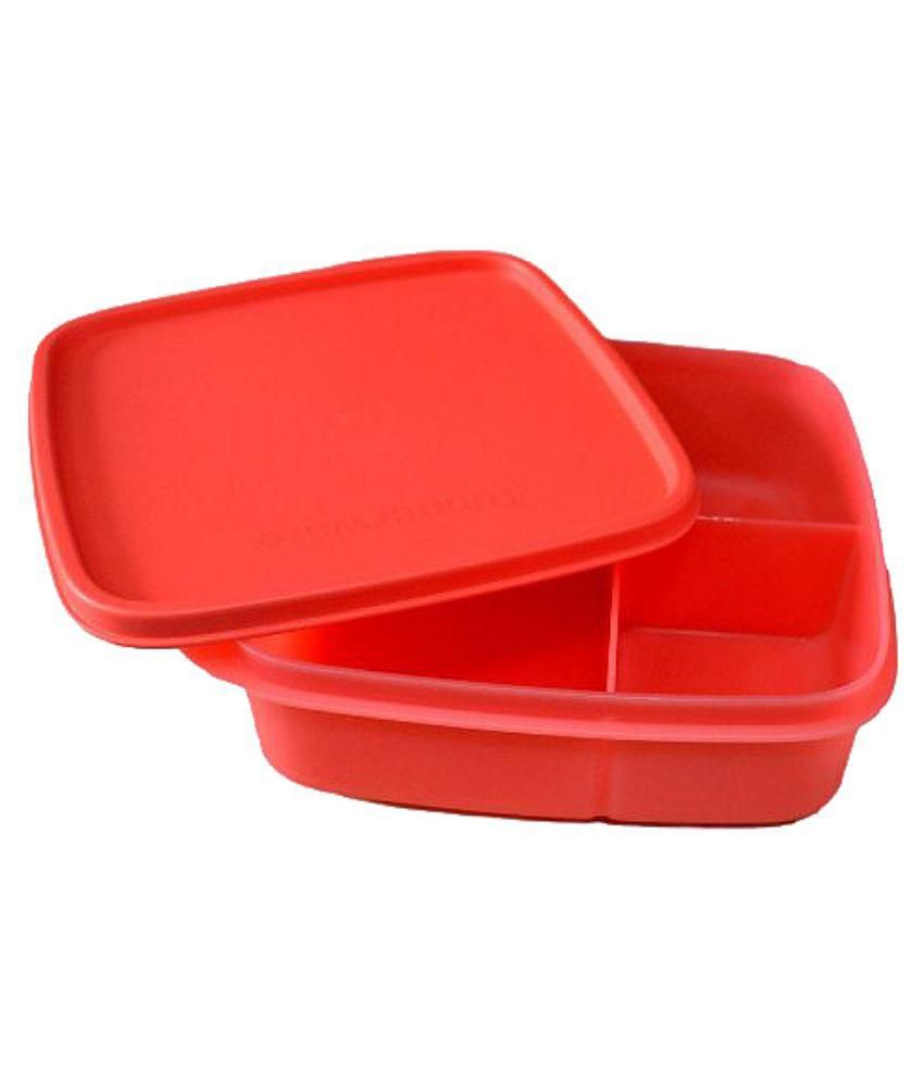 Tupperware Multicolour Plastic Lunch Box Set of 2 Buy