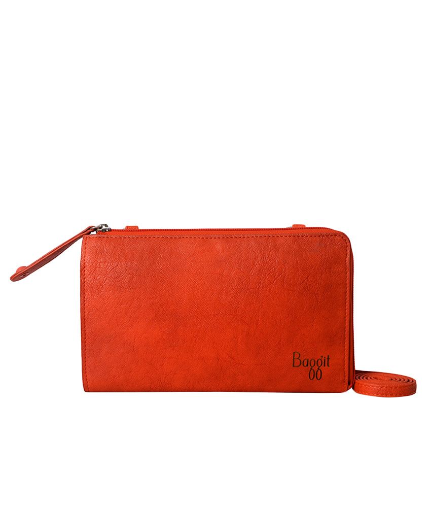 baggit orange bag