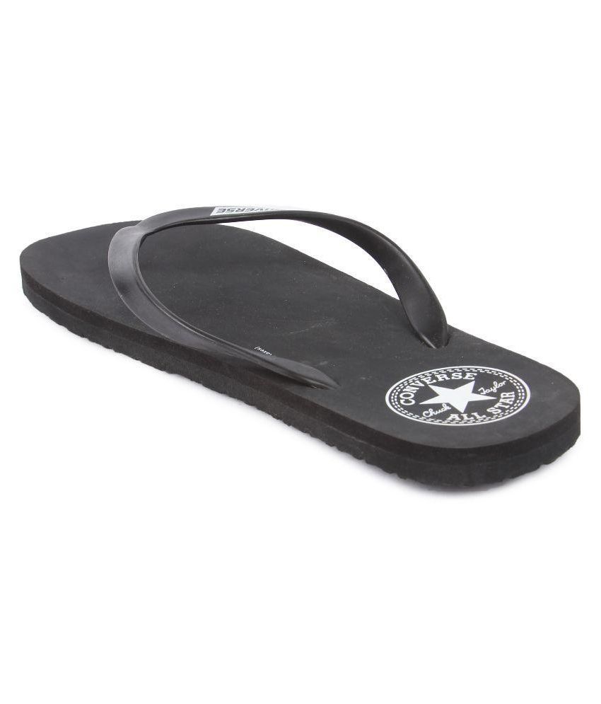 Converse Black Slippers Price in India 