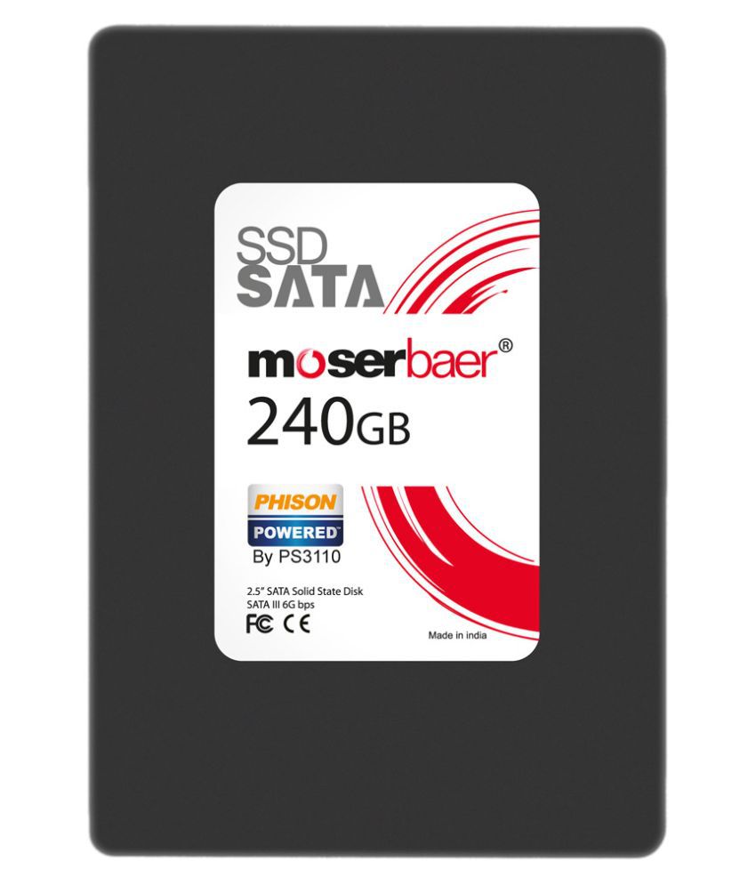    			Moserbaer - 240 GB SSD Internal Hard drive