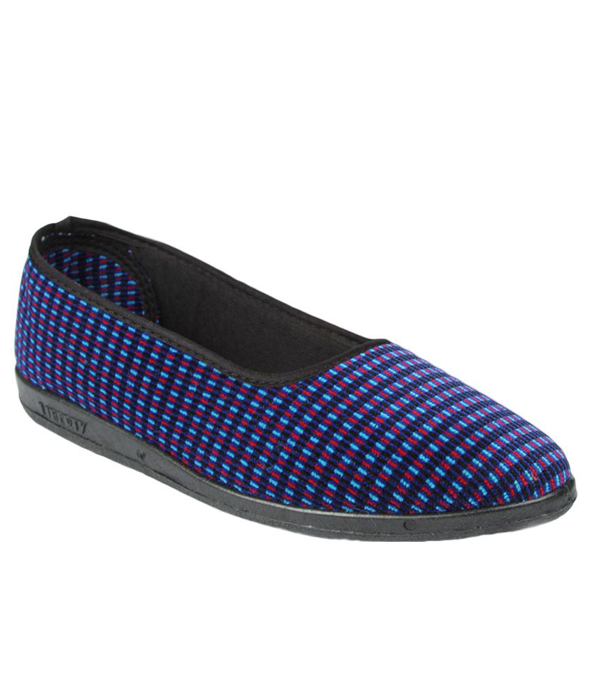     			Gliders By Liberty Blue Ballerinas