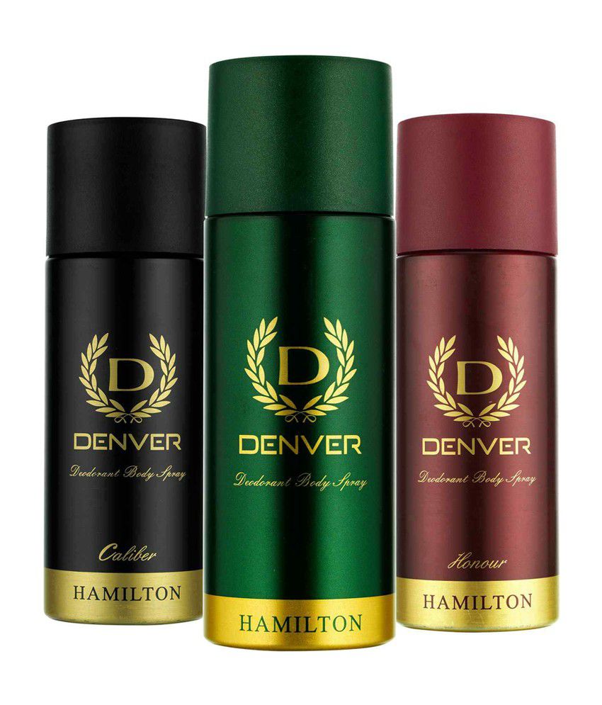     			Denver Hamilton, Caliber And Honour Deo Body Spray 165Ml Each (Pack Of 3)