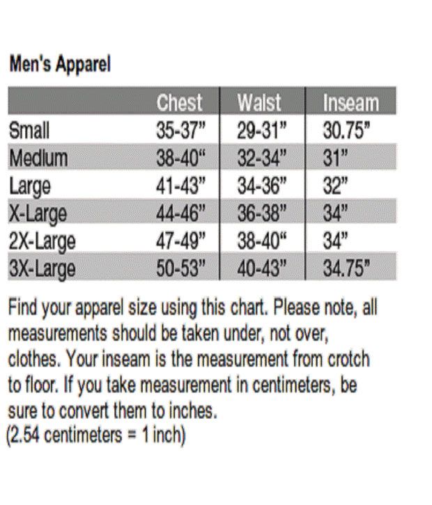 adidas track pants size chart