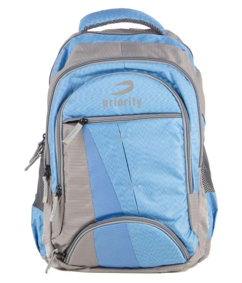 Priority HOTSPOT8 Blue Polyester Casual Backpack Buy Priority