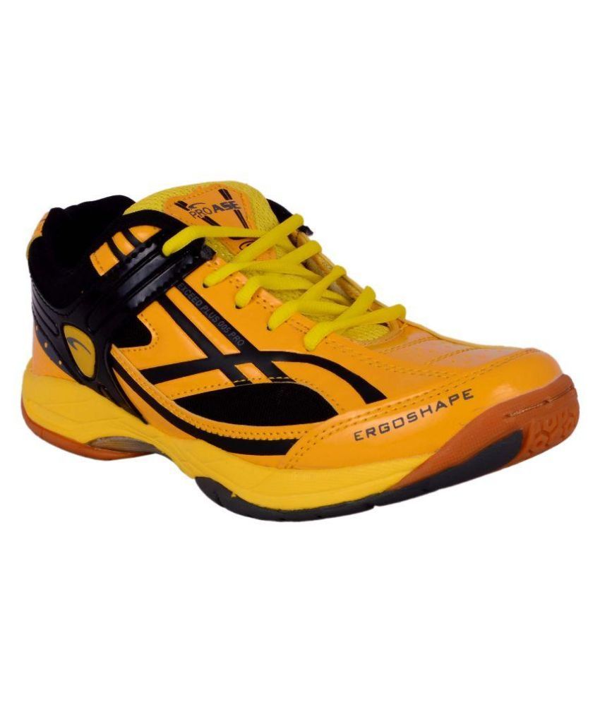 ProASE Yellow Badminton Shoes - Buy ProASE Yellow Badminton Shoes ...