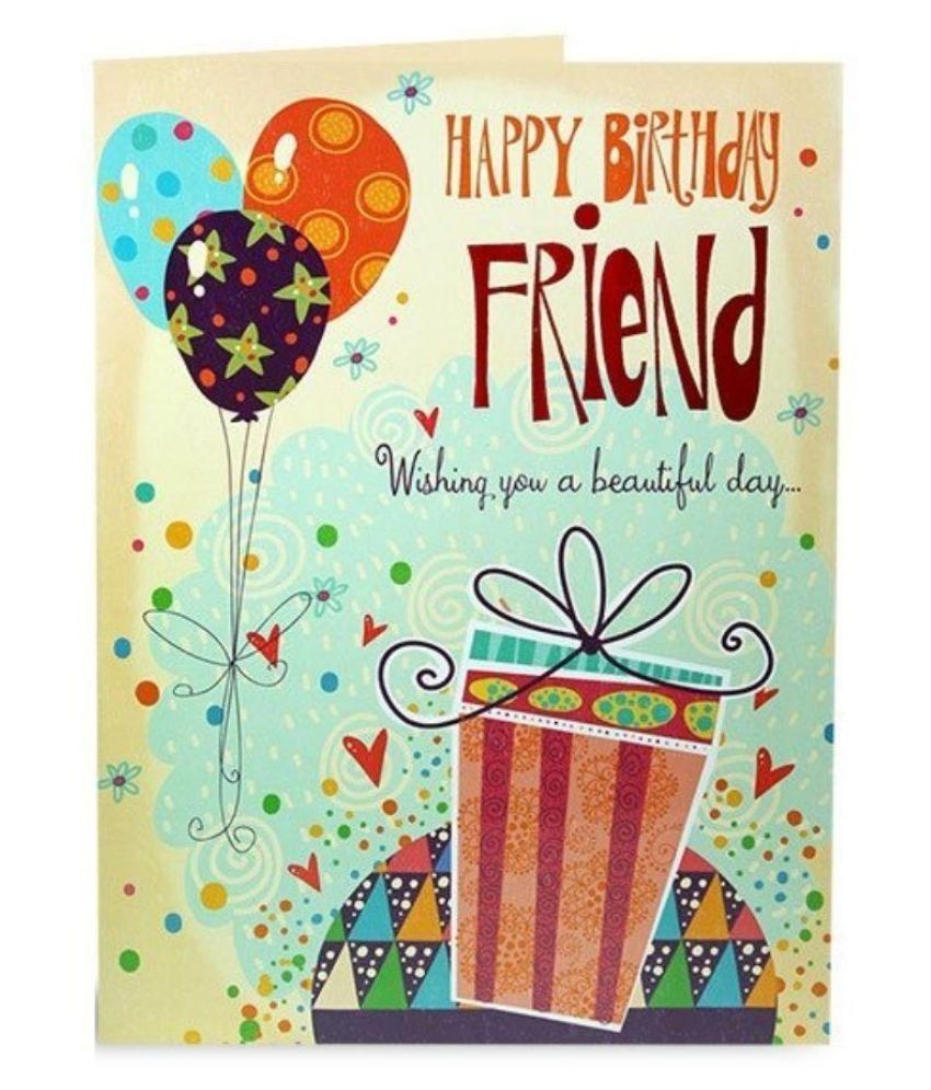 Archies Friend Birthday Greeting Card Multicolour Buy Online At Best 