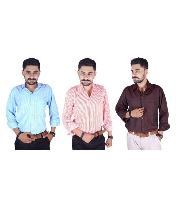 koutons denim shirts pack of 3