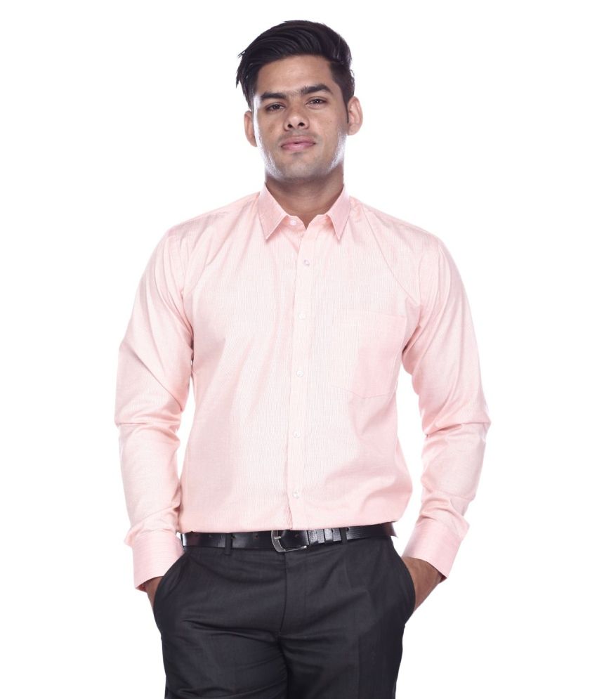 Vishal Mega Mart Pink Formal Regular Fit Shirt Buy Vishal Mega Mart
