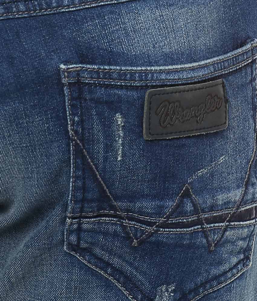 Wrangler Blue Greensboro Regular Fit Jeans - Buy Wrangler Blue ...