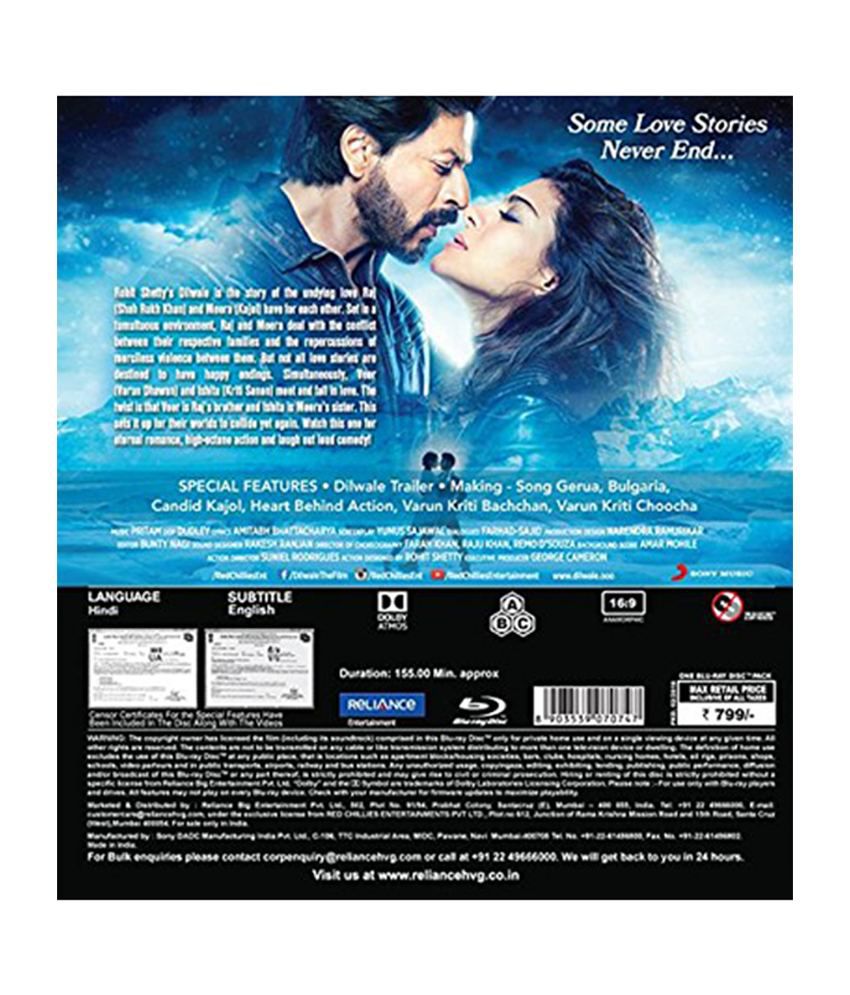 dilwale subtitle online