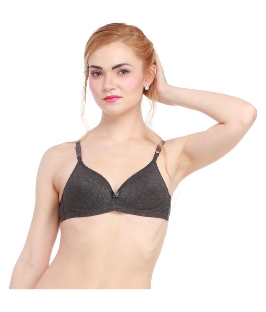 Buy Glus Black Cotton Bras Online At Best Prices In India Snapdeal