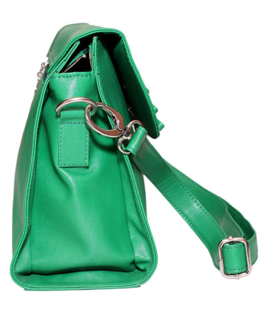 Essart Green Synthetic Sling Bag - Buy Essart Green Synthetic Sling Bag ...
