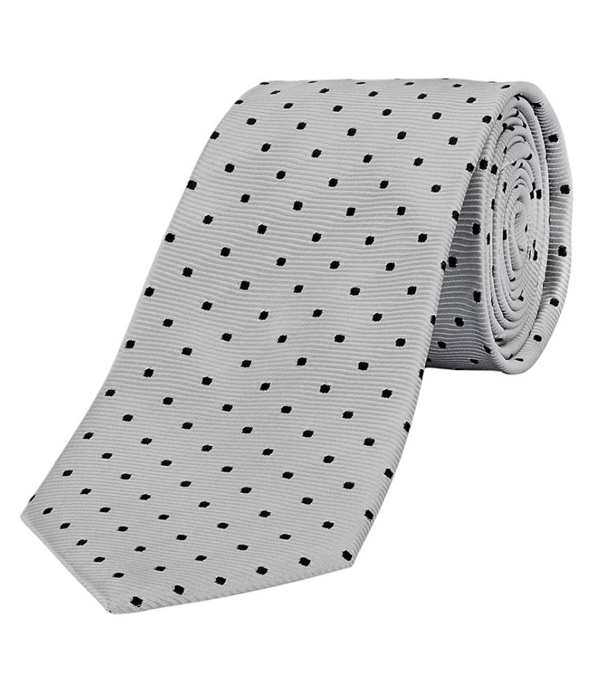 Park Avenue Gray Polyester Broad Tie: Buy Online at Low Price in India ...