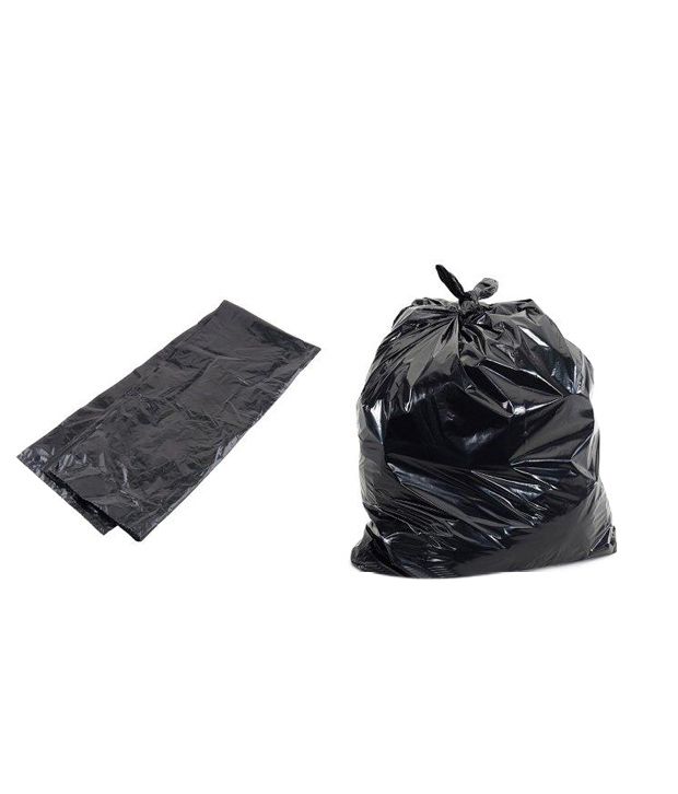Bizinto Black Dustbin Bags - 2 Rolls(40 pcs each): Buy Bizinto Black ...