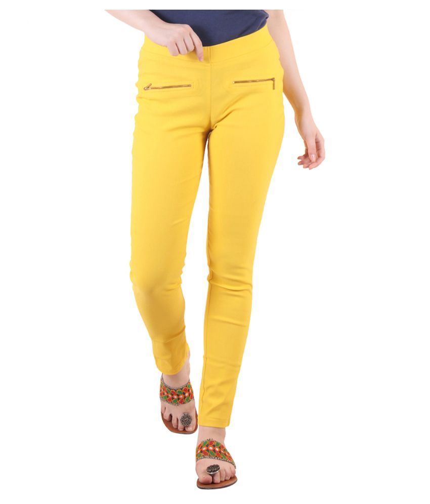 mustard yellow jeggings