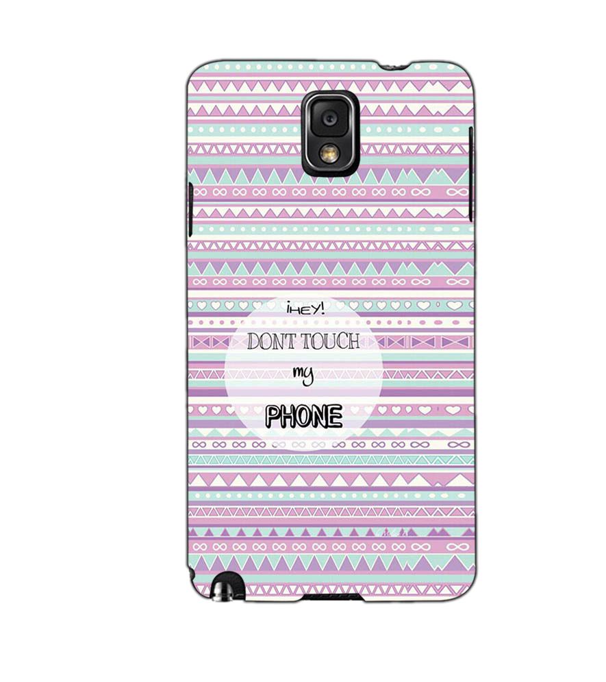 Akp Sublimation Premium Dont Touch My Phone Theme Designer Back Case Cover For Samsung Galaxy Note4 A 2275