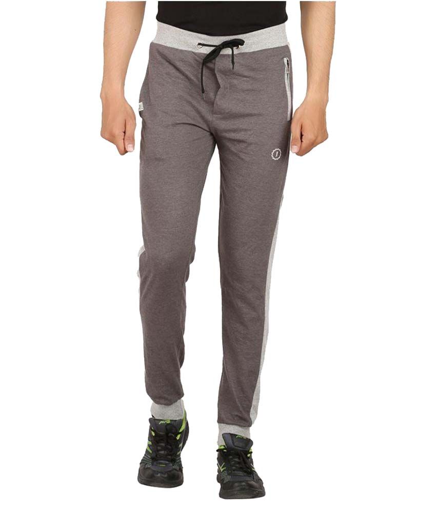 grey cotton tracksuit bottoms