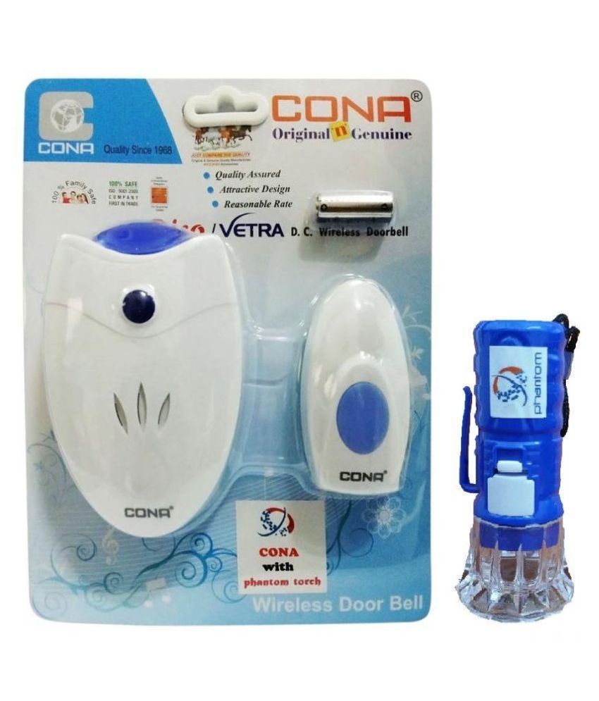 Buy Cona Trico Cordless Wireless Door Bell With Remote Calling bell
