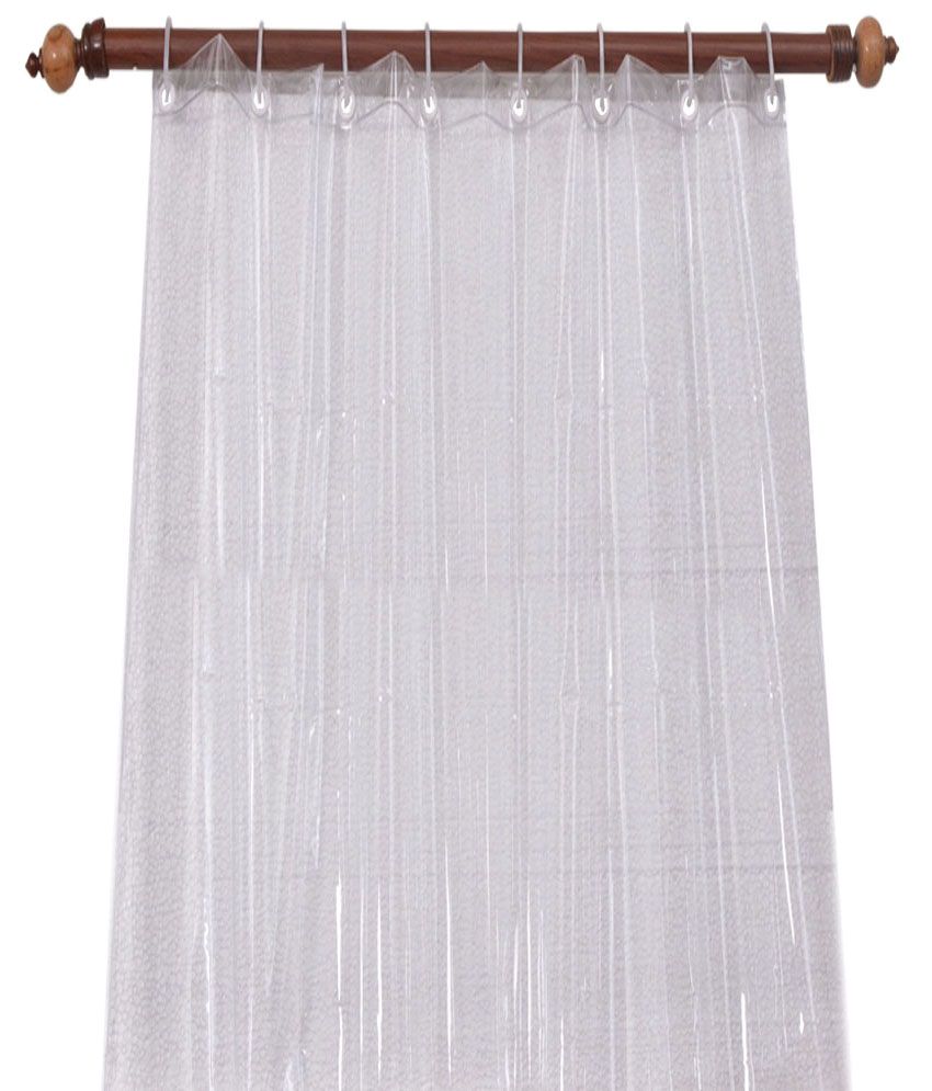     			E-Retailer 0.15mm PVC AC Window Transparent Curtain